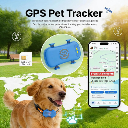 Gps pet tracker - 4g,